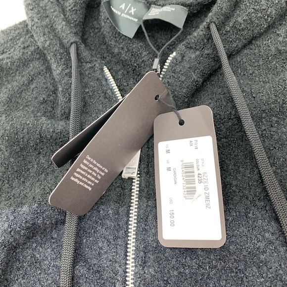 Armani Exchange Men’s Lightweight Hoodie Medium - Picture 5 of 8